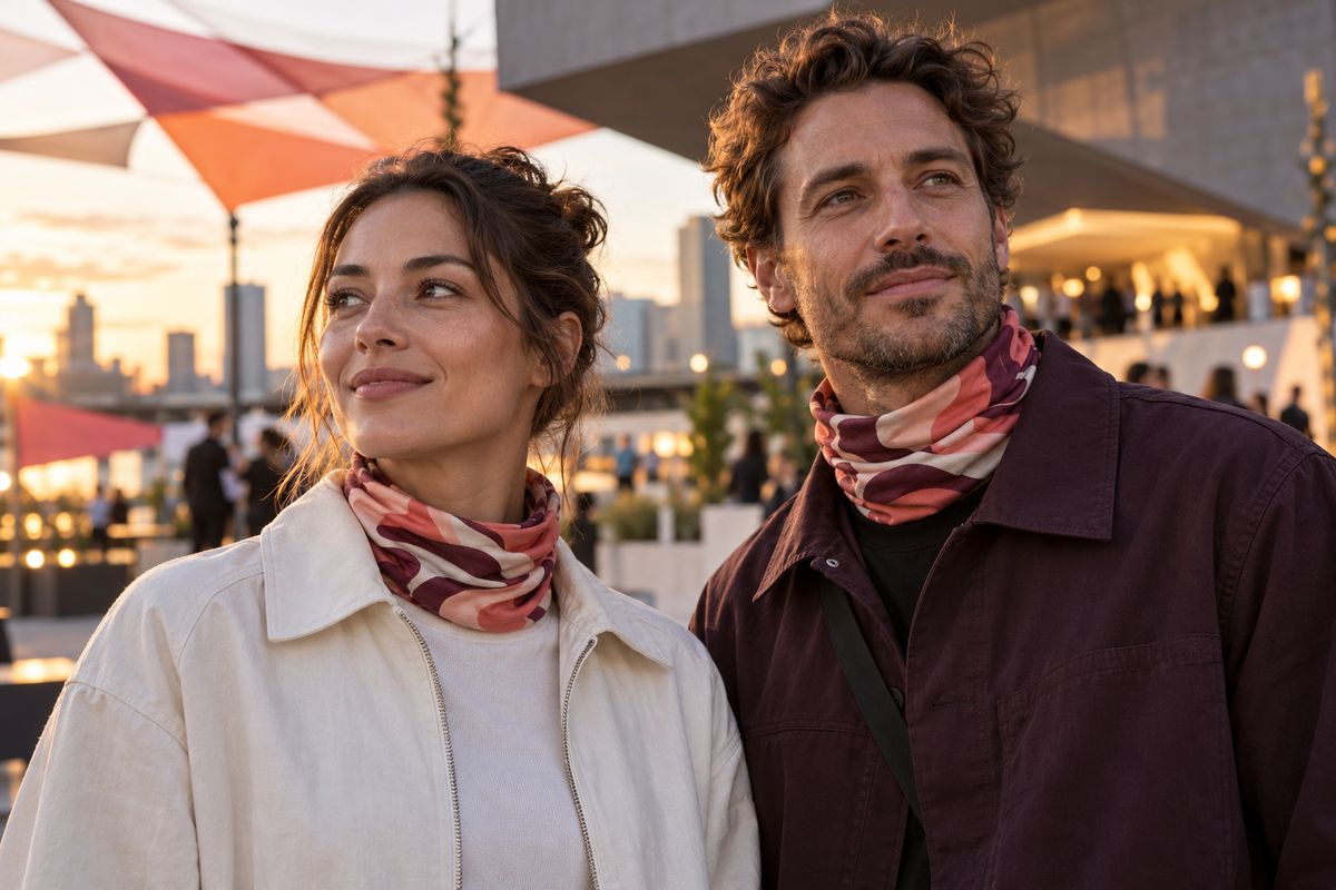 Promosyon Bandana için temsili baskılı tüp bandana tasarımı
